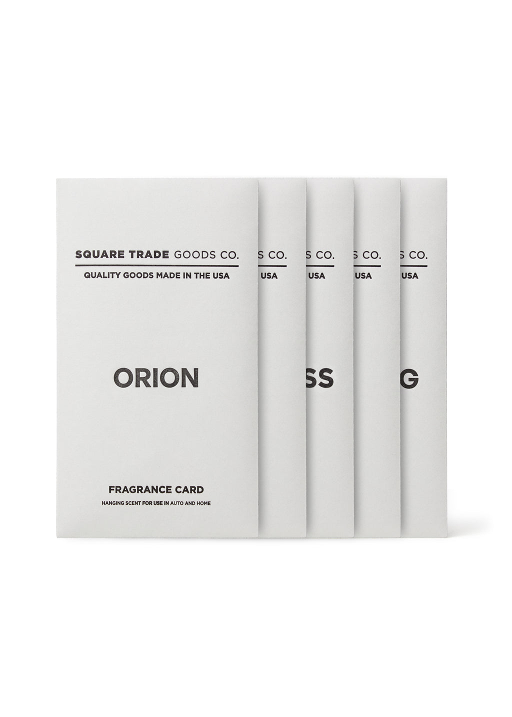 Fragrance Card Collection 5 Pack – Square Trade Goods Co.