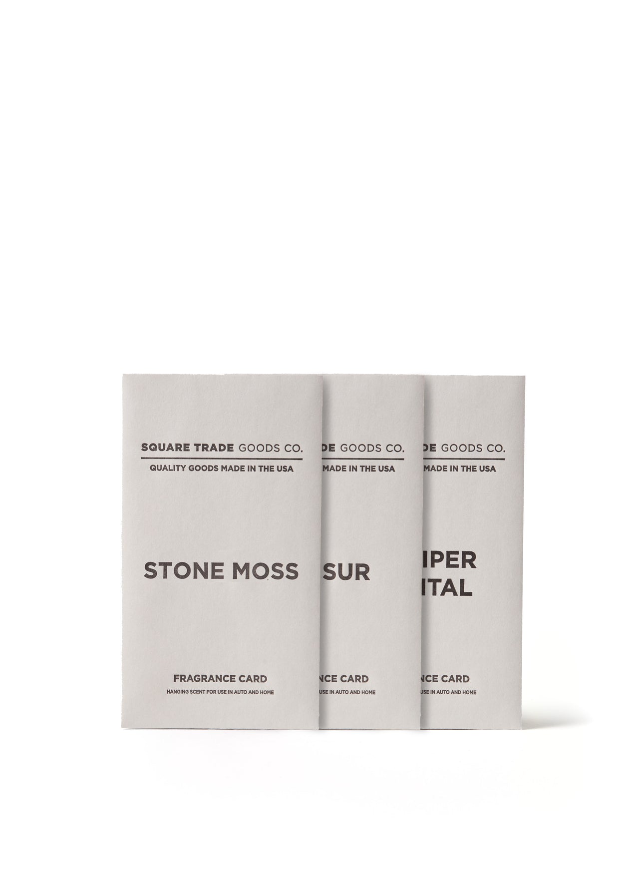 Fragrance Card Collection 3 Pack – Square Trade Goods Co.